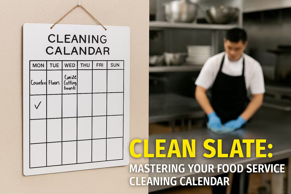 Clean Slate: Mastering Your Food Service Cleaning Calendar