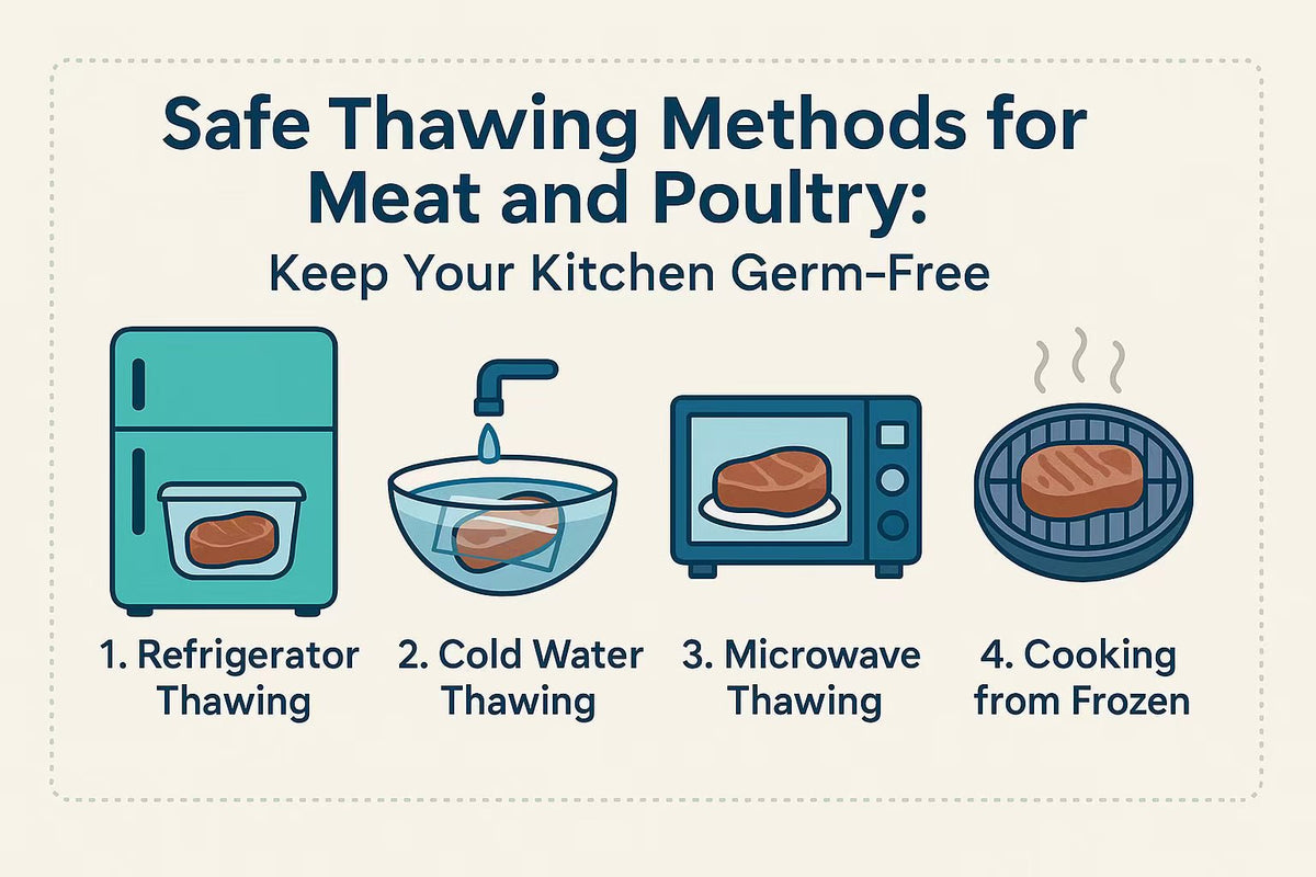 How to Thaw Meat Safely Step‑by‑Step USDA Methods My Food Service