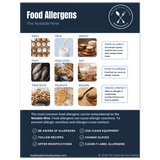 Food Allergens Poster - My Food Service License
