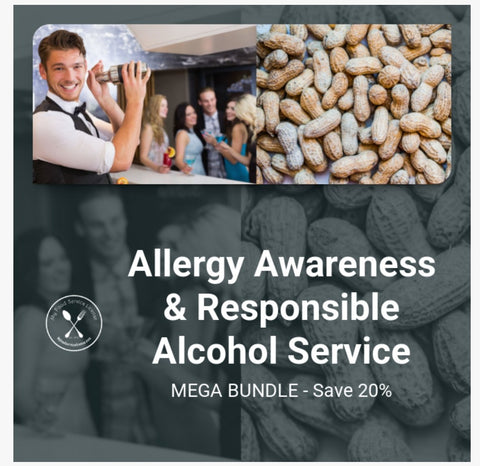 Mega Bundle Allergy Awareness and Responsible Alcohol (Basset) Cours Mega Bundle Allergy Awareness and Responsible Alcohol (Basset) Cours